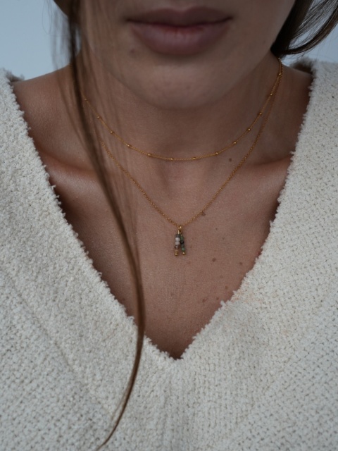 Naszyjnik z kamieniem urodzeniowym